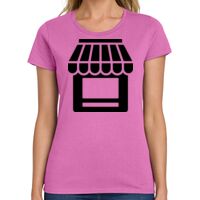 Ladies Heavy Cotton 100% Cotton T Shirt Thumbnail