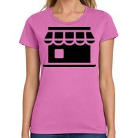Ladies Heavy Cotton 100% Cotton T Shirt Thumbnail