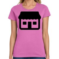 Ladies Heavy Cotton 100% Cotton T Shirt Thumbnail