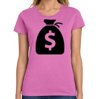Ladies Heavy Cotton 100% Cotton T Shirt Thumbnail