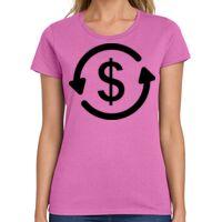 Ladies Heavy Cotton 100% Cotton T Shirt Thumbnail