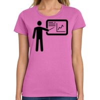 Ladies Heavy Cotton 100% Cotton T Shirt Thumbnail