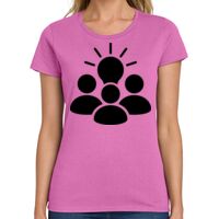 Ladies Heavy Cotton 100% Cotton T Shirt Thumbnail