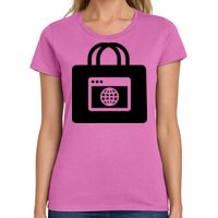 Ladies Heavy Cotton 100% Cotton T Shirt Thumbnail