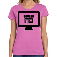 Ladies Heavy Cotton 100% Cotton T Shirt Thumbnail