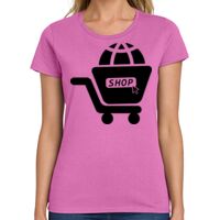 Ladies Heavy Cotton 100% Cotton T Shirt Thumbnail
