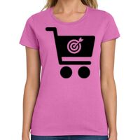 Ladies Heavy Cotton 100% Cotton T Shirt Thumbnail