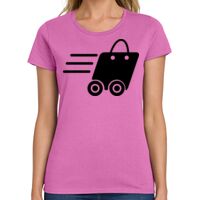 Ladies Heavy Cotton 100% Cotton T Shirt Thumbnail