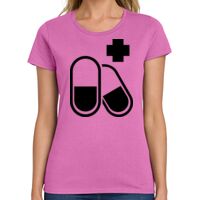 Ladies Heavy Cotton 100% Cotton T Shirt Thumbnail