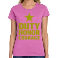 Ladies Heavy Cotton 100% Cotton T Shirt Thumbnail