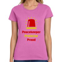 Ladies Heavy Cotton 100% Cotton T Shirt Thumbnail