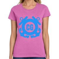 Ladies Heavy Cotton 100% Cotton T Shirt Thumbnail