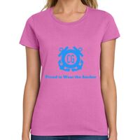 Ladies Heavy Cotton 100% Cotton T Shirt Thumbnail