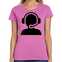 Ladies Heavy Cotton 100% Cotton T Shirt Thumbnail