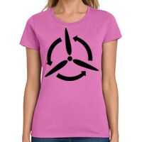 Ladies Heavy Cotton 100% Cotton T Shirt Thumbnail