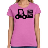 Ladies Heavy Cotton 100% Cotton T Shirt Thumbnail