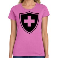Ladies Heavy Cotton 100% Cotton T Shirt Thumbnail