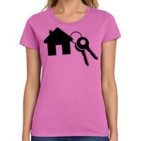 Ladies Heavy Cotton 100% Cotton T Shirt Thumbnail