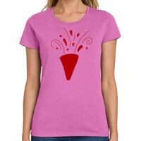 Ladies Heavy Cotton 100% Cotton T Shirt Thumbnail