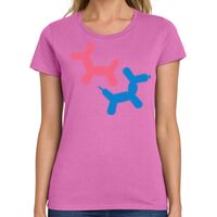 Ladies Heavy Cotton 100% Cotton T Shirt Thumbnail