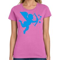 Ladies Heavy Cotton 100% Cotton T Shirt Thumbnail