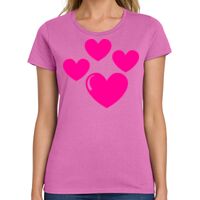 Ladies Heavy Cotton 100% Cotton T Shirt Thumbnail