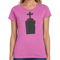 Ladies Heavy Cotton 100% Cotton T Shirt Thumbnail