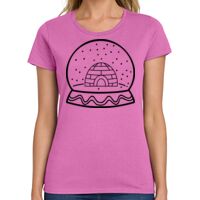Ladies Heavy Cotton 100% Cotton T Shirt Thumbnail