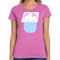 Ladies Heavy Cotton 100% Cotton T Shirt Thumbnail