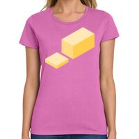 Ladies Heavy Cotton 100% Cotton T Shirt Thumbnail