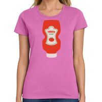 Ladies Heavy Cotton 100% Cotton T Shirt Thumbnail