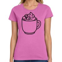 Ladies Heavy Cotton 100% Cotton T Shirt Thumbnail