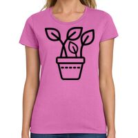 Ladies Heavy Cotton 100% Cotton T Shirt Thumbnail