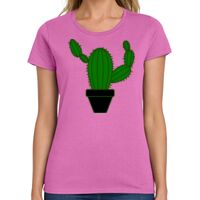 Ladies Heavy Cotton 100% Cotton T Shirt Thumbnail