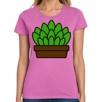 Ladies Heavy Cotton 100% Cotton T Shirt Thumbnail