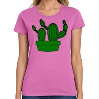 Ladies Heavy Cotton 100% Cotton T Shirt Thumbnail