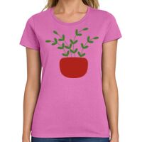 Ladies Heavy Cotton 100% Cotton T Shirt Thumbnail