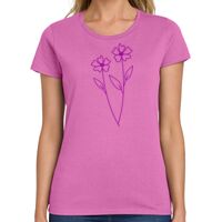 Ladies Heavy Cotton 100% Cotton T Shirt Thumbnail