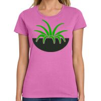Ladies Heavy Cotton 100% Cotton T Shirt Thumbnail