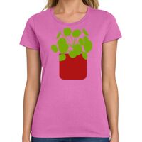 Ladies Heavy Cotton 100% Cotton T Shirt Thumbnail