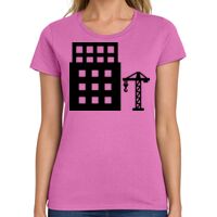 Ladies Heavy Cotton 100% Cotton T Shirt Thumbnail