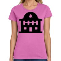 Ladies Heavy Cotton 100% Cotton T Shirt Thumbnail