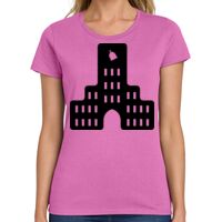 Ladies Heavy Cotton 100% Cotton T Shirt Thumbnail