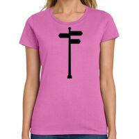 Ladies Heavy Cotton 100% Cotton T Shirt Thumbnail