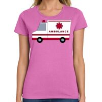 Ladies Heavy Cotton 100% Cotton T Shirt Thumbnail