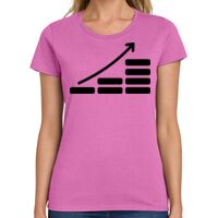 Ladies Heavy Cotton 100% Cotton T Shirt Thumbnail