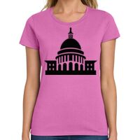 Ladies Heavy Cotton 100% Cotton T Shirt Thumbnail