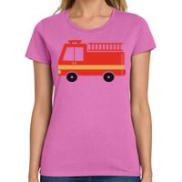 Ladies Heavy Cotton 100% Cotton T Shirt Thumbnail