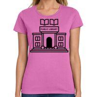 Ladies Heavy Cotton 100% Cotton T Shirt Thumbnail