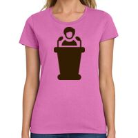 Ladies Heavy Cotton 100% Cotton T Shirt Thumbnail